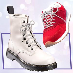 Lacci per Scarpe Personalizzati 80cm 100cm 120cm 140cm 160cm 4mm 5mm in Poliestere Colorato Lucido con Strass Diamantati - Product Image 3