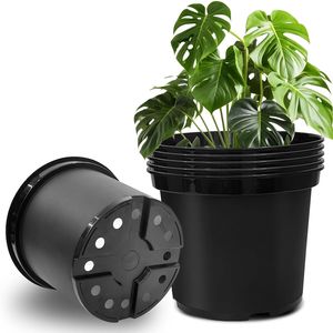 Macetas de Cultivo Negras de un Galón, Hechas de Plástico Reciclado Ecológico, para Viveros Comerciales, B2B, de Fabricante Verificado - Product Image 1