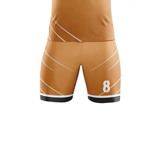 ชุดยูนิฟอร์มฟุตบอลแขนสั้นคอวี ผลิตอย่างมืออาชีพ ระบายอากาศได้ดี คุณภาพสูง ผลิตจากโพลีเอสเตอร์ 100% - Product Image 5