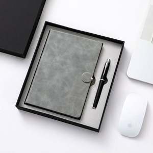 Carnet de notes magnétique personnalisable en cuir PU avec stylo, coffret cadeau promotionnel de luxe rechargeable 2025 pour entreprise - Product Image 6