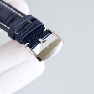 Men's Business Casual <b>Automatic</b> Mechanical Watch Blue Dial Leather Strap Calendar Display Waterproof Analog <b>Wristwatch</b> - Product Image 6