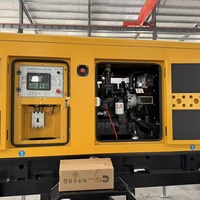 Groupe électrogène diesel industriel mobile super silencieux 50 kVA 40 kW refroidi par eau avec télécommande 110 V 240 V 400 V puissant