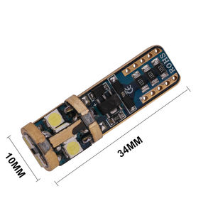 SUNKIA T10 LED Lampe LED Ampoule Pour Voiture Auto Côté Wedge Queue Parking <span class=keywords><strong>Position</strong></span> Lumière <span class=keywords><strong>W5W</strong></span> T10 3030 10SMD Car Styling Blanc DC 12V - Product Image 3