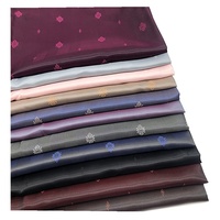 Prêt à expédier Polyester Viscose Jacquard costume doublure tissé Techniques plaine teint manteau entoilage brocart tissus pour vêtements