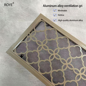 Grille de ventilation rectangulaire en alliage d'aluminium pour salon, design moderne de luxe léger, pour sortie d'air conditionné, ventilation facile - Product Image 4