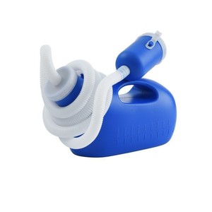 <b>Standing</b> Urinal For Elderly Men And Children Portable Odor Resistant With <b>Pipe</b> Adapting Piece Oval Design PP Material - Product Image 1
