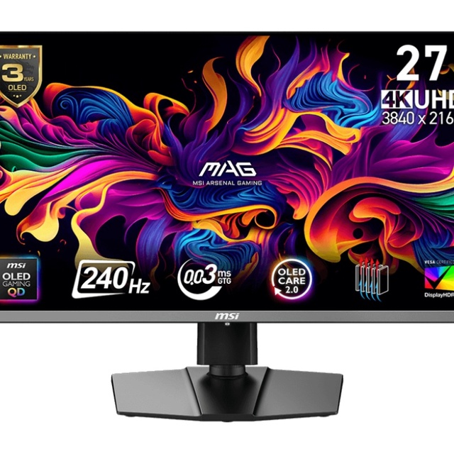 Wholesale for MAG 272UP QD-OLED X24 Light 3840x2160 (UHD) Rapid 0.03ms(GtG) 240Hz HDR 400 Anti-Reflection Gaming Monitor 250