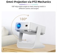 Projecteur intelligent C3 Flick avec écran tactile, Android 5G Wifi BT 4k, équipement de présentation