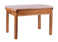 Table à manger ronde extensible minimaliste, table pliable en bois naturel pour café, restaurant