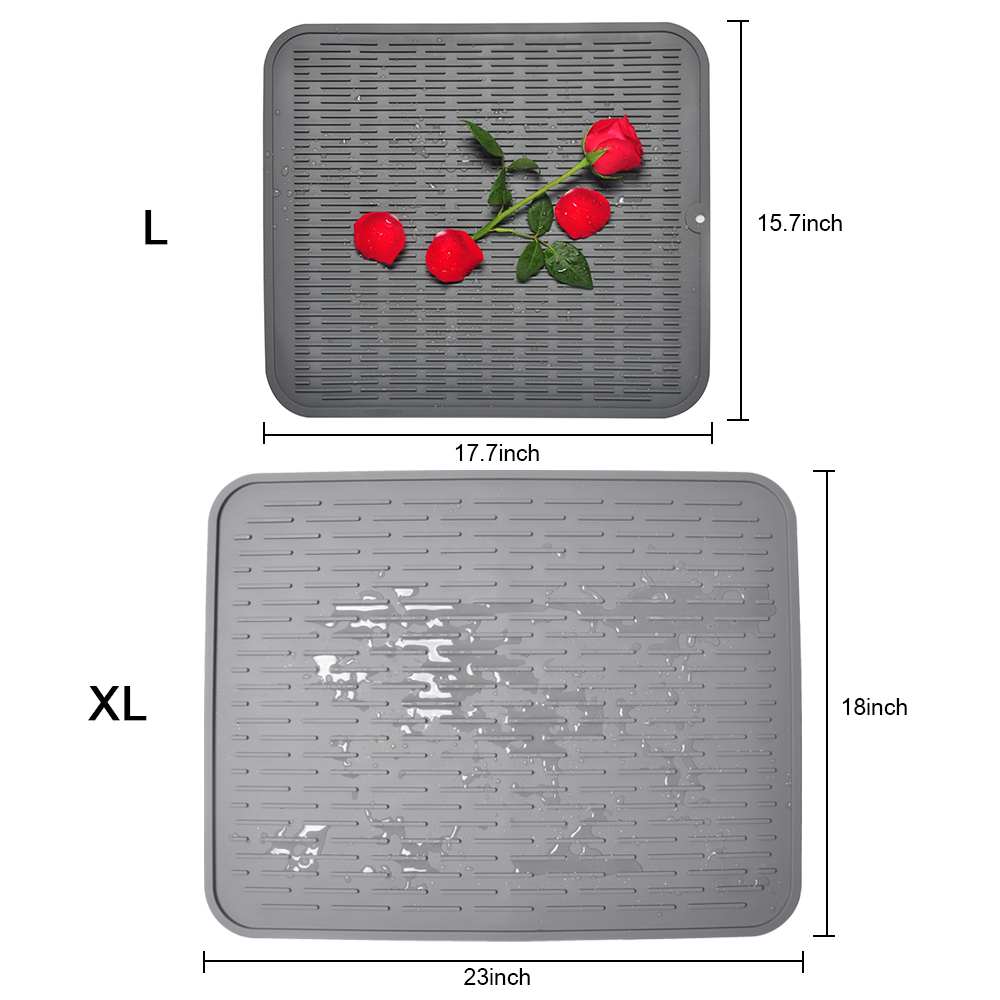 Grey - Dish drying mat-02