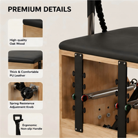 Chaise de Pilates en bois de chêne de haute qualité pour les exercices de mise en équilibre et la thérapie physique, équipement de Pilates pour studio