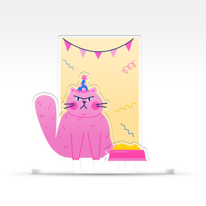 Expositor de Acrílico Promocional de Alta Calidad con Diseño de Ángel de Dibujos Animados Personalizado - Product Image 5