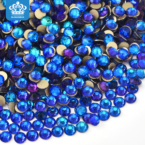 Blinginbox พลอยเทียมแก้วแบบพรีเมี่ยมพลอยเทียมด้านหลังเรียบตัดเป็น2088พลอยเทียมแบบไม่ใช้ความร้อนสำหรับเครื่องแต่งกาย - Product Image 1