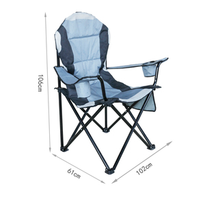 Silla plegable <span class=keywords><strong>para</strong></span> acampar al aire libre, asiento <span class=keywords><strong>de</strong></span> <span class=keywords><strong>playa</strong></span> con bolsa <span class=keywords><strong>de</strong></span> refrigeración, nuevo diseño - Product Image 6