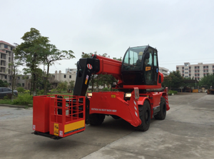 รถยกเทเลสโคปิค 4 ตัน หมุนได้ 360 องศา รุ่น HNTR4015 เครื่องยนต์ขับเคลื่อน 4x4 ความสูงยก 15 เมตร - Product Image 2