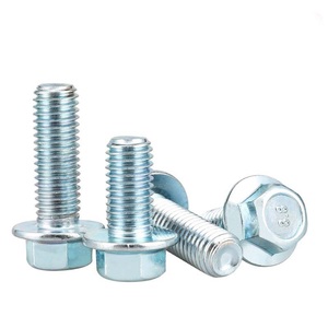 Tornillo de Brida Galvanizado de Alta Resistencia Yining, Grado 8.8, Rosca Completa y Media Rosca, Grado 10.9, Dentado - Product Image 1
