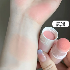 Stick de fard à joues rose ODM/OEM |   Style coréen Vitality Soft Girl, faible pigmentation, volumisant, applicateur éponge, maquillage personnalisable - Product Image 2