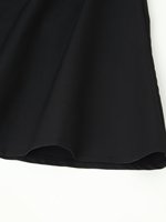 Robe longue chic et décontractée pour femme, nouvelle collection 2026, style rétro, col à revers, coupe sirène, manches courtes.