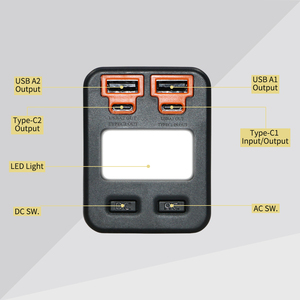 Caricabatterie a ricarica rapida ad alta capacità portatile di riserva 150w centrale elettrica portatile - Product Image 6