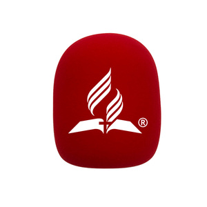 Logotipo personalizado TV Mark Mic parabrisas <span class=keywords><strong>RODE</strong></span> inalámbrico <span class=keywords><strong>GO</strong></span> <span class=keywords><strong>II</strong></span> XLR entrevista micrófono tapa filtro esponja impresión cubierta micrófono parabrisas - Product Image 6
