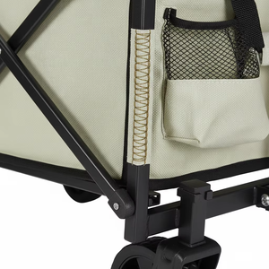 Chariot de camping tout-terrain, chariot à tirer avec côtés en maille pour le transport d'équipement, chariots de courses - Product Image 2