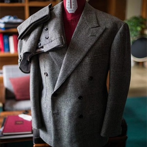 ชุดสูทผู้ชายแบบคลาสสิกทางการกำหนดเองชุดสูทสูทสูทเบลเซอร์ทางการหรูหราสำหรับเจ้าบ่าว - Product Image 6