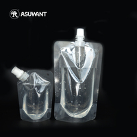 Sac liquide biodégradable de bec supérieur de la Chine/poche de bec/poche claire de bec d'eau debout