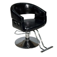 Fauteuil de Barbier Inclinable et Réglable en Hauteur avec Base Renforcée Antidérapante Stable et Rotation à 360° pour Salon de Coiffure et Salon