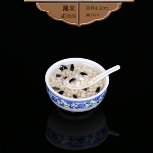 โมเดลอาหารจำลอง ชามบะหมี่จิ๋ว ข้าวจิ๋ว ของตกแต่ง ของเล่น ของประดับตกแต่ง - Product Image 5