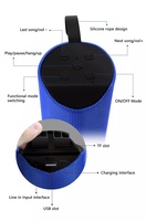 Mini altavoz portátil BT, caja de sonido de graves estéreo para exteriores, tela impermeable IPX6 para deportes, música, ordenador, teléfono móvil