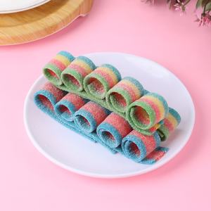 Caramelle Gommose Assortite al Gusto di Frutta, Dolci e Aspre, Certificato Halal, Gommose Acide a Forma di Cintura e Gommose Acide a Forma di Sabbia, Vendita all'Ingrosso Personalizzata - Product Image 2