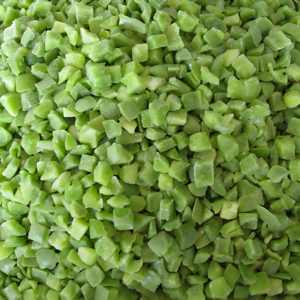 พริกแช่แข็งผักแช่แข็ง10กก. หั่นสี่เหลี่ยมลูกเต๋า - Product Image 1