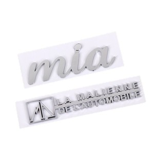 Emblème de voiture personnalisé Zecheng en ABS, 70 SS Ferrex chromé, pour décoration automobile - Product Image 4