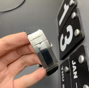 Montre mécanique multifonction à la mode pour hommes Montre de sport étanche en acier inoxydable avec caoutchouc - Product Image 6