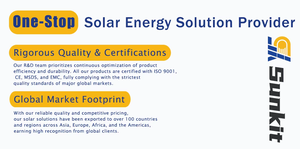 Système de stockage BIPV commercial et industriel Sunkit 100 kWh SKT-100K 50 kW hybride tout-en-un avec couverture 10 ans - Product Image 4