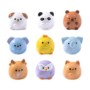 Vente en gros Mignon Rond Dudu Panda Capybara Petit Animal Micro Paysage Pièce Petit Ornement - Product Image 5