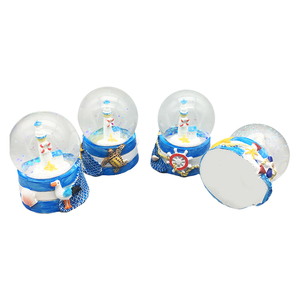Factory Directly Wholesale Light House Resin Crystal Snow <strong>Globe</strong> Water Ball - Product Image 4