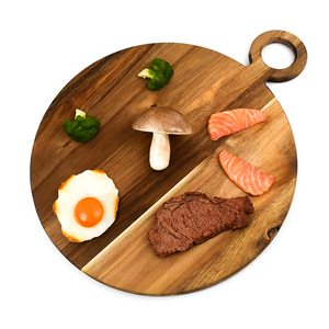 Tabla de cortar rústica de bistec multiusos de suministro de fábrica WDF tabla para picar tabla de cortar de madera para uso doméstico diario - Product Image 3
