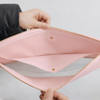 Pochette de rangement transparente personnalisée pour point de croix avec fermeture éclair, sac de projet transparent, sac à broderie transparent avec poches intérieures