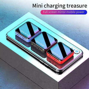 Meilleure vente Mini miroir Power Bank 20000mah lampe de poche LED Slim Powerbank 10000mah chargeurs de téléphone portables <span class=keywords><strong>batterie</strong></span> - Product Image 2