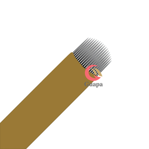 Offre Spéciale D'or 0.18mm 18U Microblading Aiguille Lames Sourcils Aiguille Nano <span class=keywords><strong>Micro</strong></span> Lame Pour Le Maquillage Permanent - Product Image 1