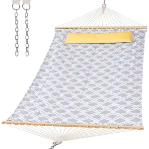 Garden Portable Extra Large Family Hanging Swing Chair And Bed Rope Cotton Outdoor Camping Hammock