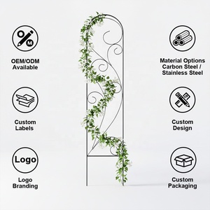 Estacas de metal grandes <span class=keywords><strong>para</strong></span> plantas <span class=keywords><strong>trepadoras</strong></span> de 36 pulgadas de altura, paneles de trellis <span class=keywords><strong>para</strong></span> jardín y exteriores, <span class=keywords><strong>para</strong></span> flores. - Product Image 4