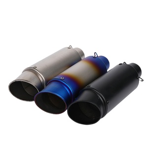 Tubo de Escape Modificado para Motocicleta con Silenciador, Silenciador de Escape para Moto - Product Image 1