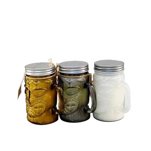 Fashion Decoration Glass <strong>Gift</strong> <strong>Set</strong> Mason Jar Scented Soya <strong>Candles</strong> - Product Image 1