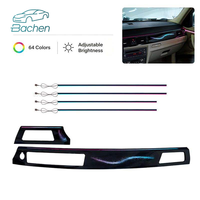 Kit d'éclairage d'ambiance pour portières de voiture BMW Série 3 M3 Coupé E90/E92/E93, LED dynamique 64 couleurs, décoratif intérieur, très vendu