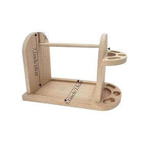 Support à fil en bois, bobine à fil multifonctionnelle, enrouleur de fil pour tricot manuel DIY, bobine à fil, support pour ciseaux - Product Image 5
