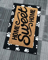 Tapis de porte en coton imprimé léopard guépard