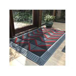 29.5 "* 47.2" Interlocking modolari zerbino ingresso stuoie porta di benvenuto pavimento - Product Image 1