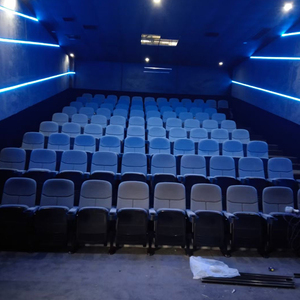 Chaises de cinéma haut de gamme rouges pour auditorium, sièges de cinéma pour grands studios – Vente directe fabricant - Product Image 3